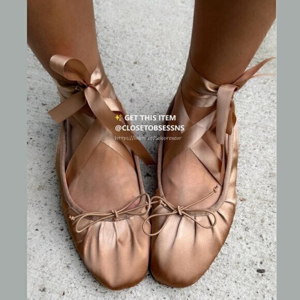 ZARA Slingback Ballet Flats